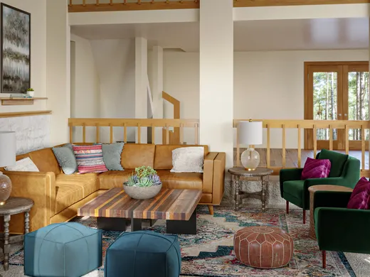 Living Room · Bohemian designed by Erin