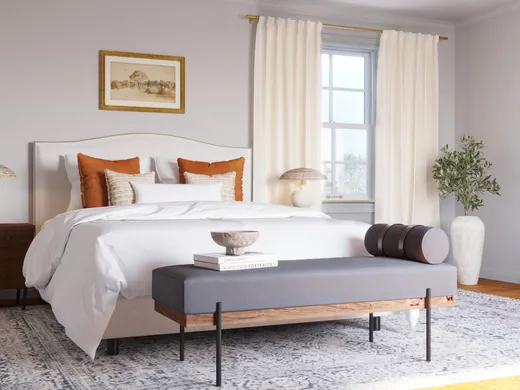 Bedroom · Transitional designed by Rebecca