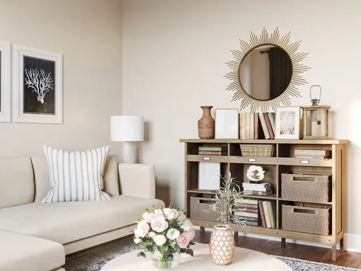 Living Room · Farmhouse designed by Priscila