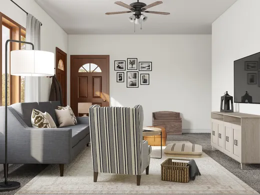 Living Room · Farmhouse designed by Karina