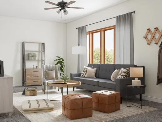 Living Room · Farmhouse designed by Karina