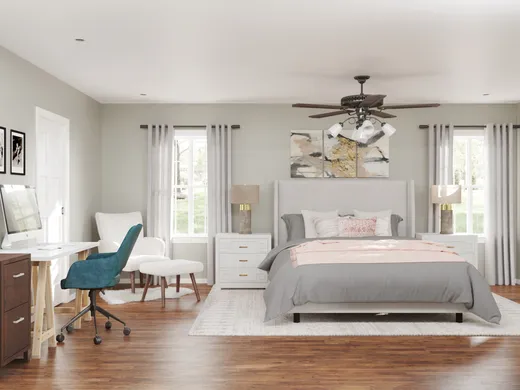 Bedroom · Glam designed by Yonka