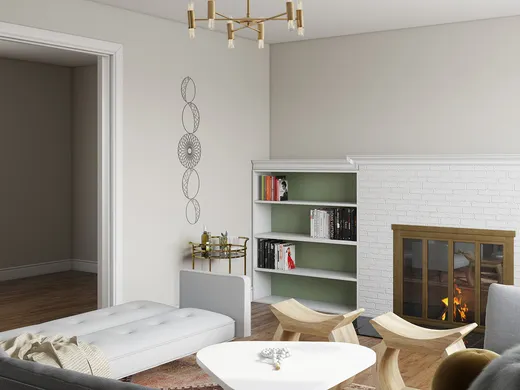 Living Room · Eclectic designed by Crystal