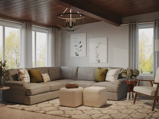 Living Room · Bohemian designed by Amber