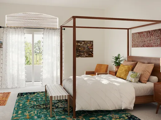 Bedroom · Eclectic designed by Priscila