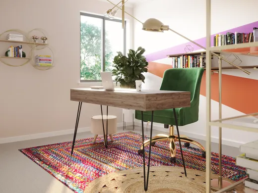 Office · Eclectic designed by Liliana