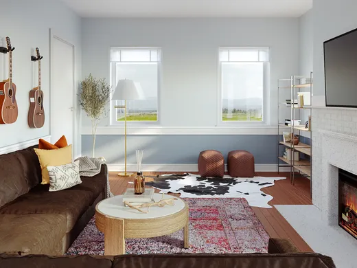 Living Room · Eclectic designed by Brianna