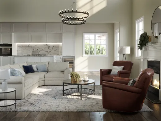 Living Room · Contemporary designed by Romina