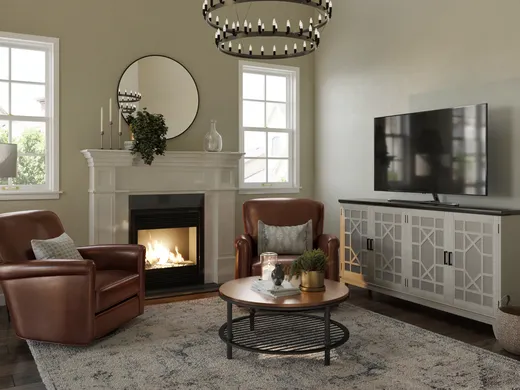 Living Room · Contemporary designed by Romina