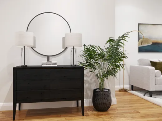 Living Room · Midcentury Modern designed by Kylie