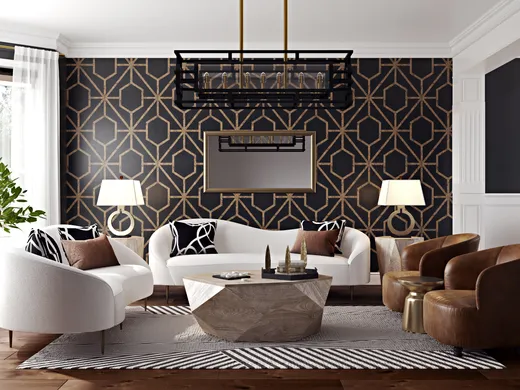 Dining Room · Glam designed by Samantha