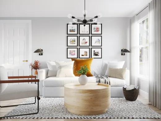 Living Room · Contemporary designed by Romina