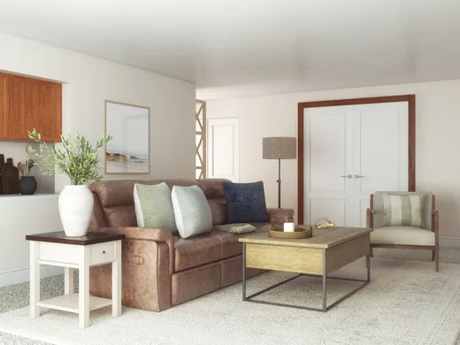 Living Room · Transitional designed by Romina