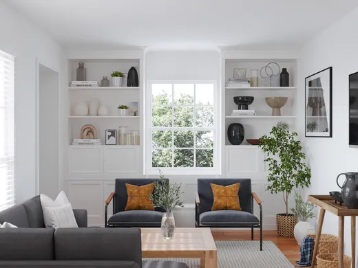 Living Room · Farmhouse designed by Daniela