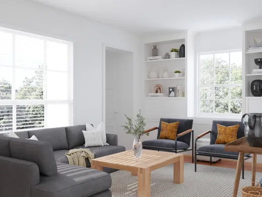 Living Room · Farmhouse designed by Daniela