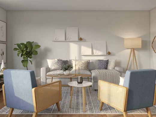 Living Room · Coastal designed by Quandera