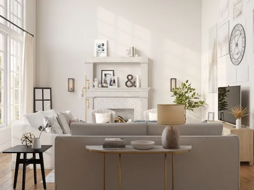 Living Room · Contemporary designed by Laura