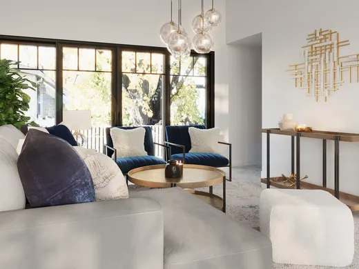 Living Room · Glam designed by Danahe