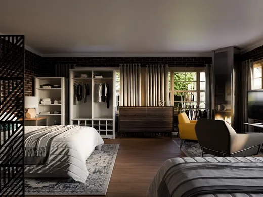 Playroom · Midcentury Modern designed by Briana