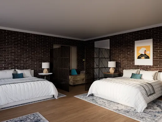 Playroom · Midcentury Modern designed by Briana