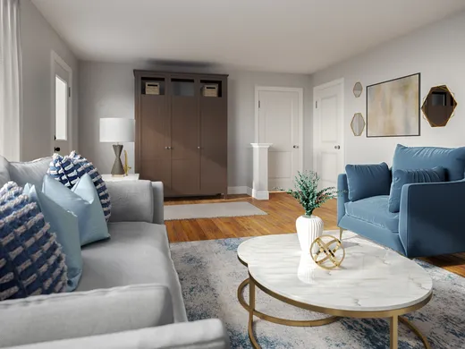 Living Room · Contemporary designed by Quandera