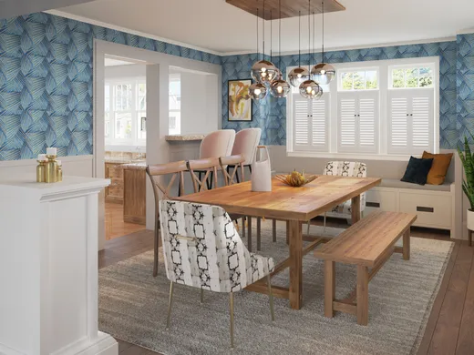 Dining Room · Glam designed by Emily