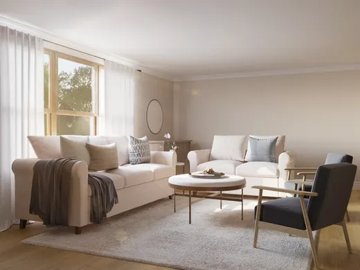 Living Room · Contemporary designed by Romina