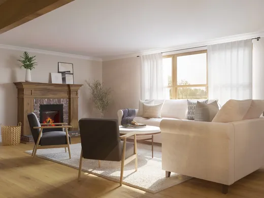 Living Room · Contemporary designed by Romina