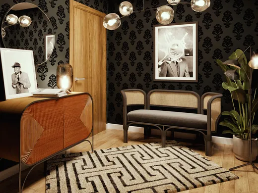 Entryway designed by Maria