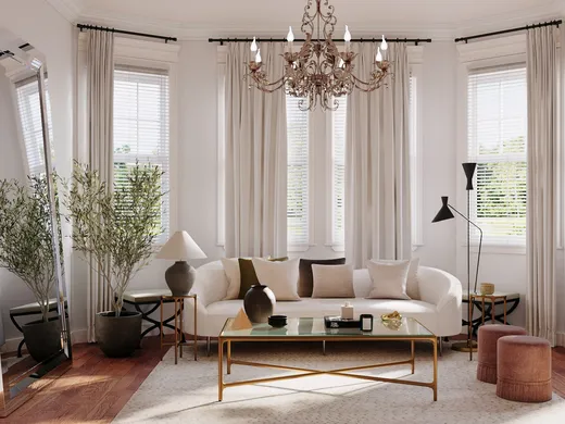 Living Room · Glam designed by Adan