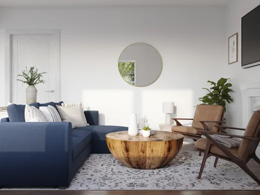 Living Room · Farmhouse designed by Merry