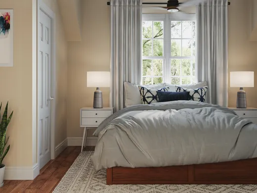 Bedroom · Midcentury Modern designed by Janette