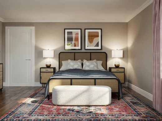 Bedroom · Midcentury Modern designed by Madison