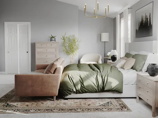 Bedroom designed by Christina
