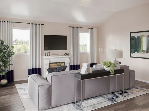 Living Room · Contemporary designed by Dayna