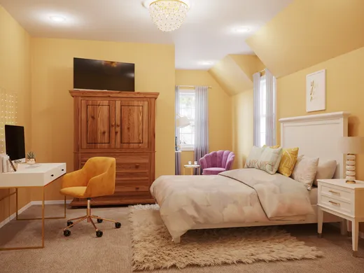 Bedroom · Glam designed by Yonka
