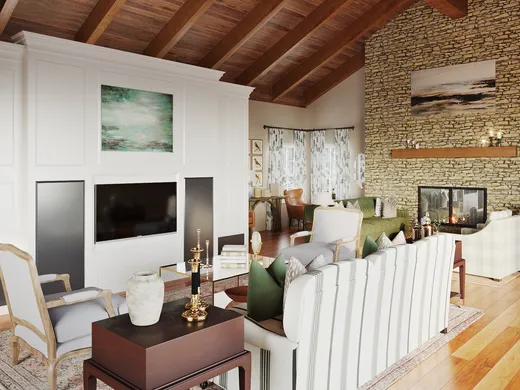 Living Room · Traditional designed by Camila