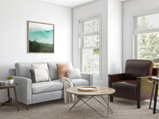 Living Room · Midcentury Modern designed by Krishnendhu