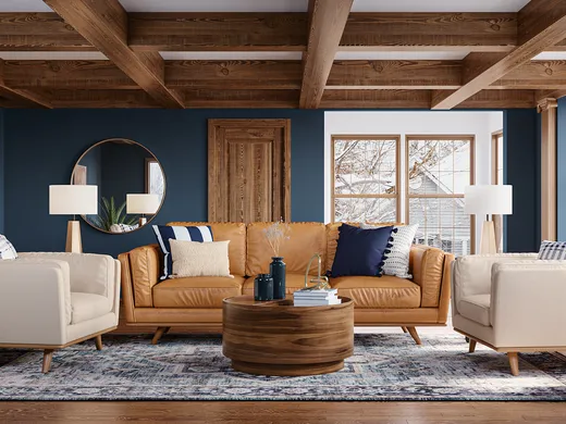 Living Room · Eclectic designed by Andrea