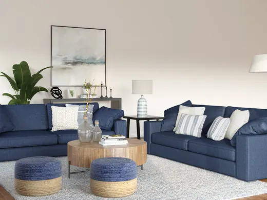 Living Room · Coastal designed by Briana