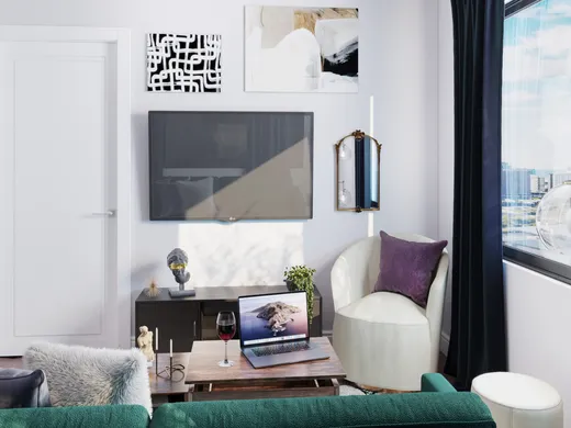 Living Room · Contemporary designed by Gabriela