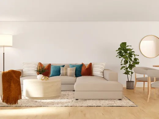 Living Room · Contemporary designed by Isabel