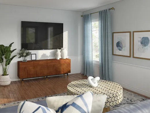 Living Room · Coastal designed by Taylor