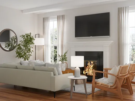 Living Room · Coastal designed by Abigail
