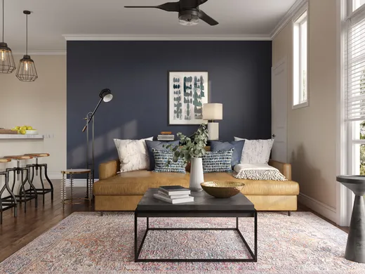 Living Room · Industrial designed by Laura