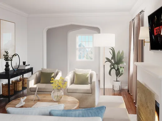 Living Room · Industrial designed by Sarah