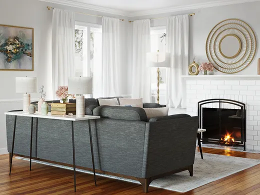 Living Room · Coastal designed by McKenna