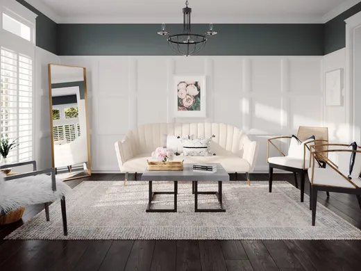 Living Room · Glam designed by Elizabeth