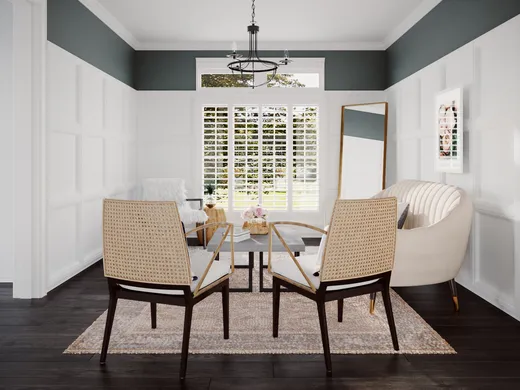 Living Room · Glam designed by Elizabeth