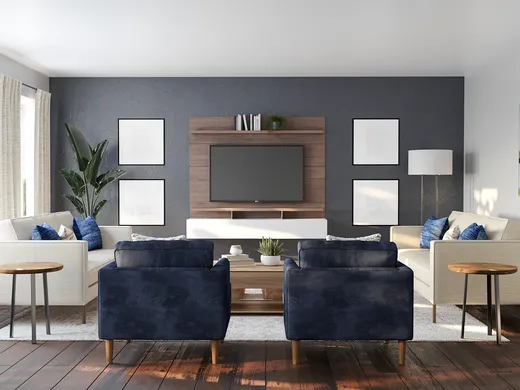 Living Room · Contemporary designed by Anny